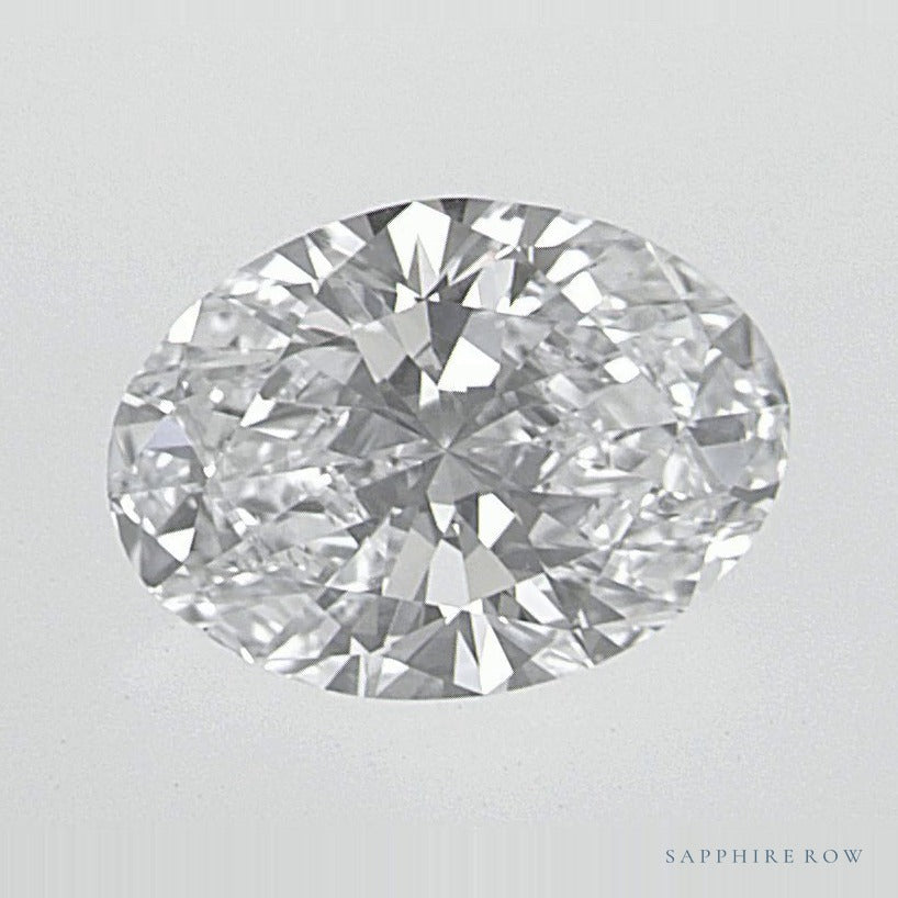 0.85 ct lab-grown diamond, oval cut | Sapphire Row · cut6