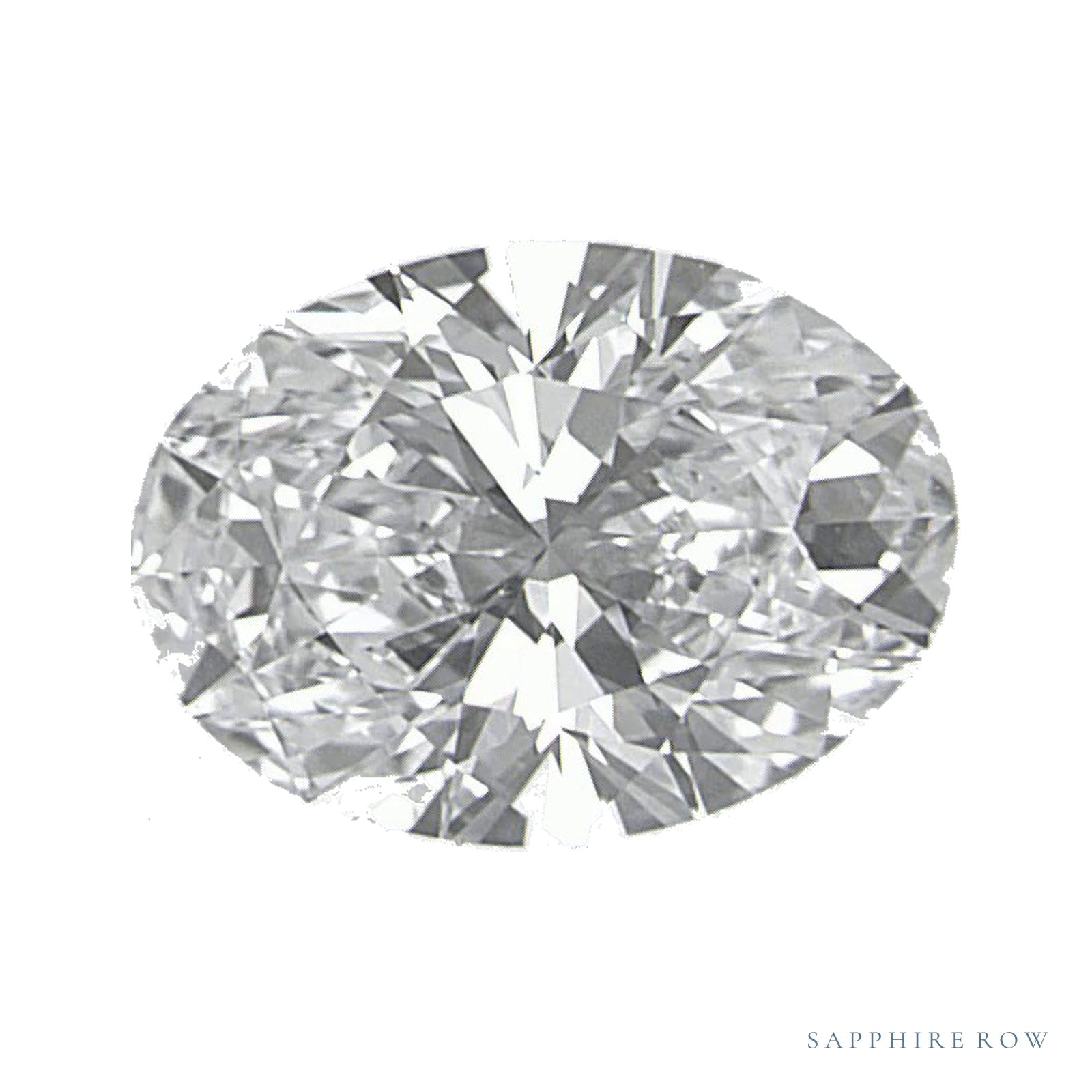 0.85 ct Oval Lab-Grown Diamond – D VS1 — Sapphire Row · cut · cut3 · cut4