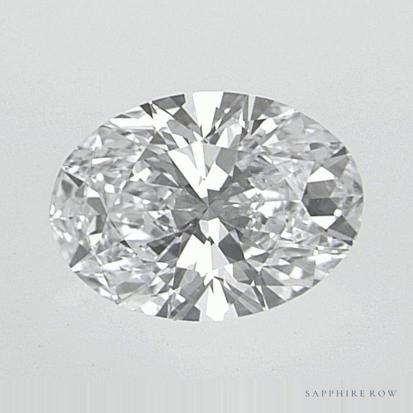 0.85 ct lab-grown diamond, oval cut | Sapphire Row · cut7
