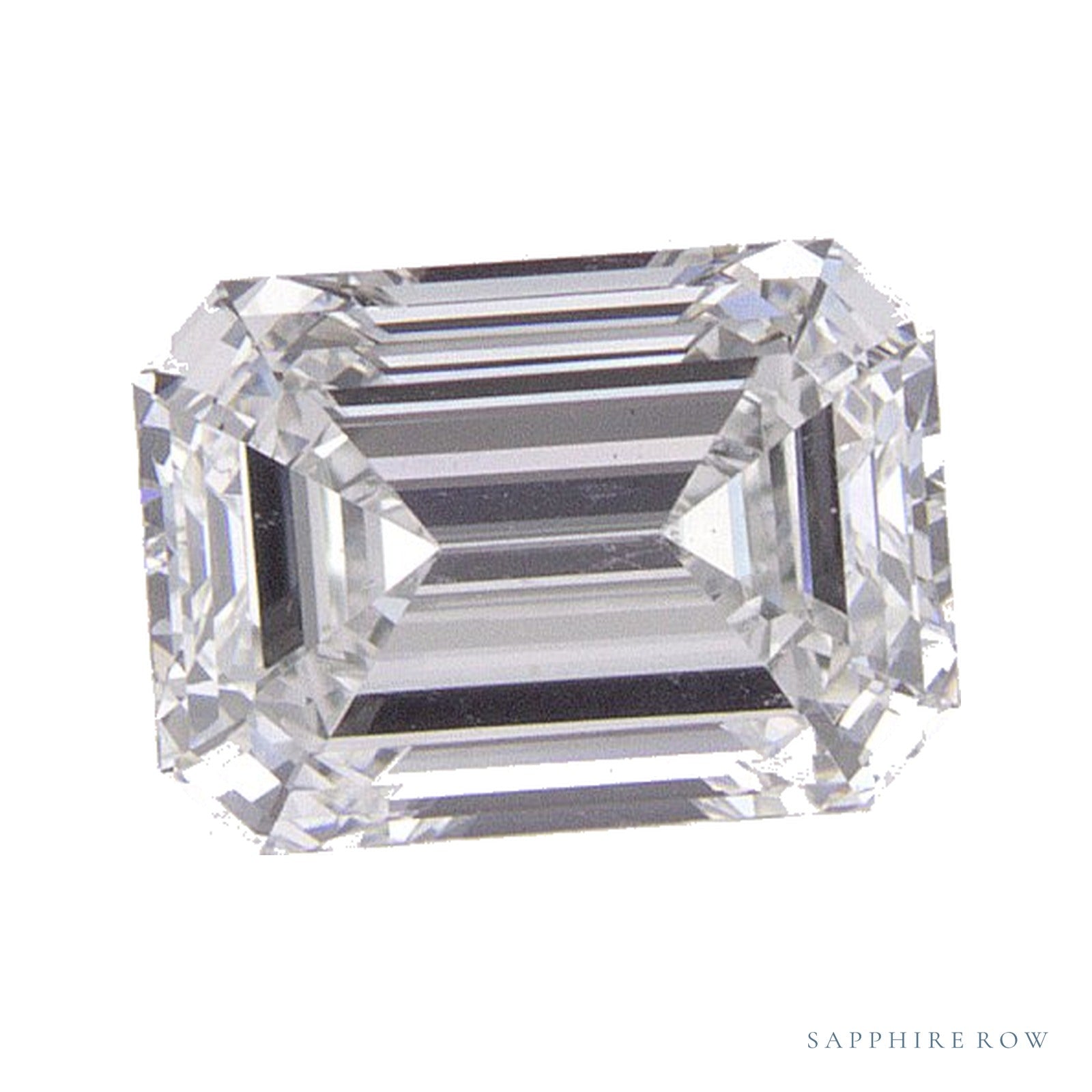 0.85 ct Emerald Lab-Grown Diamond – E VVS2 — Sapphire Row · cut · cut3 · cut4