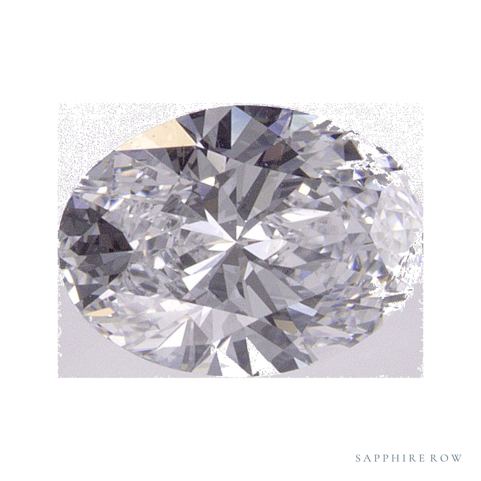 0.85 ct Oval Lab-Grown Diamond – D VVS2 — Sapphire Row · cut · cut3 · cut4