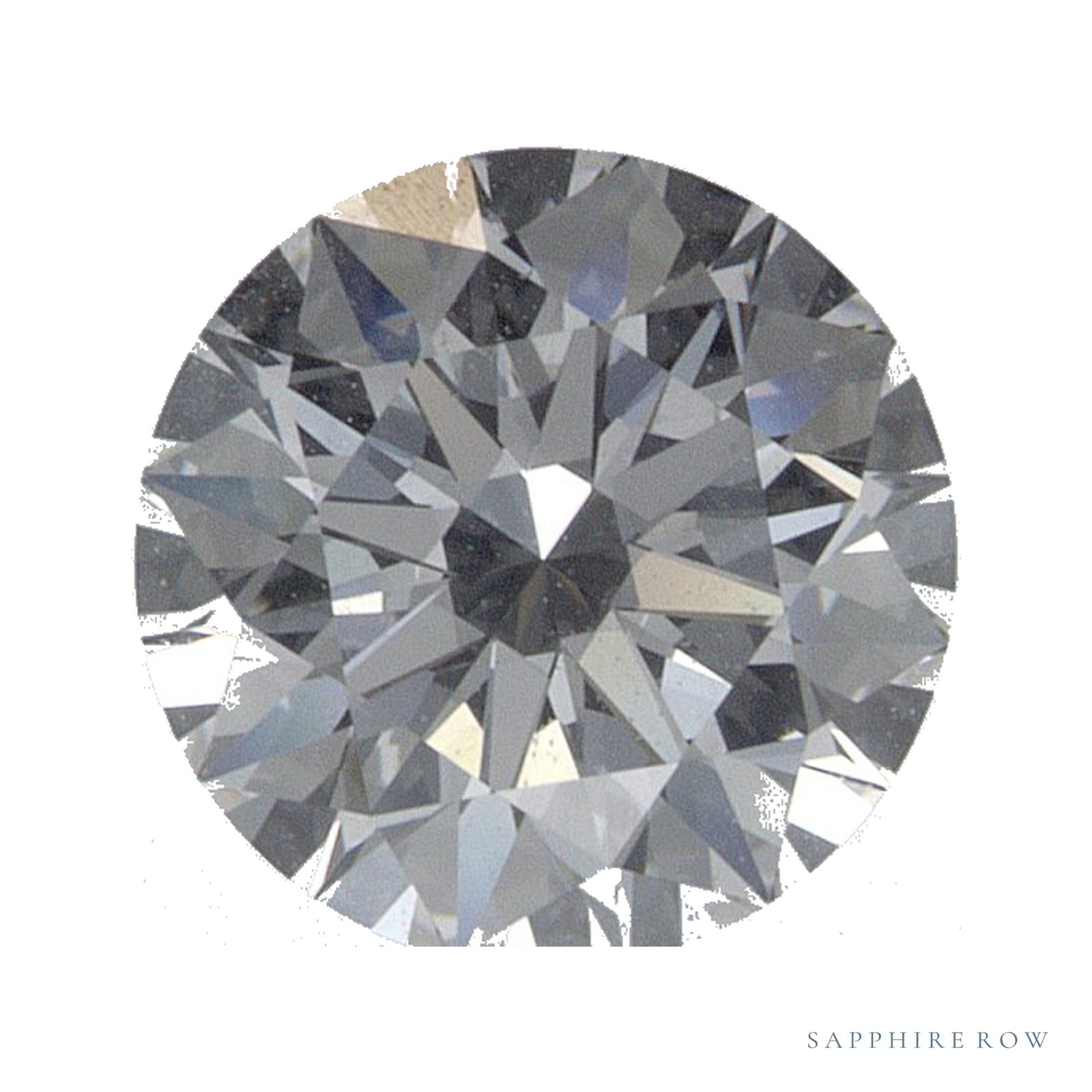 0.85 ct lab-grown diamond, round cut | Sapphire Row · cut4