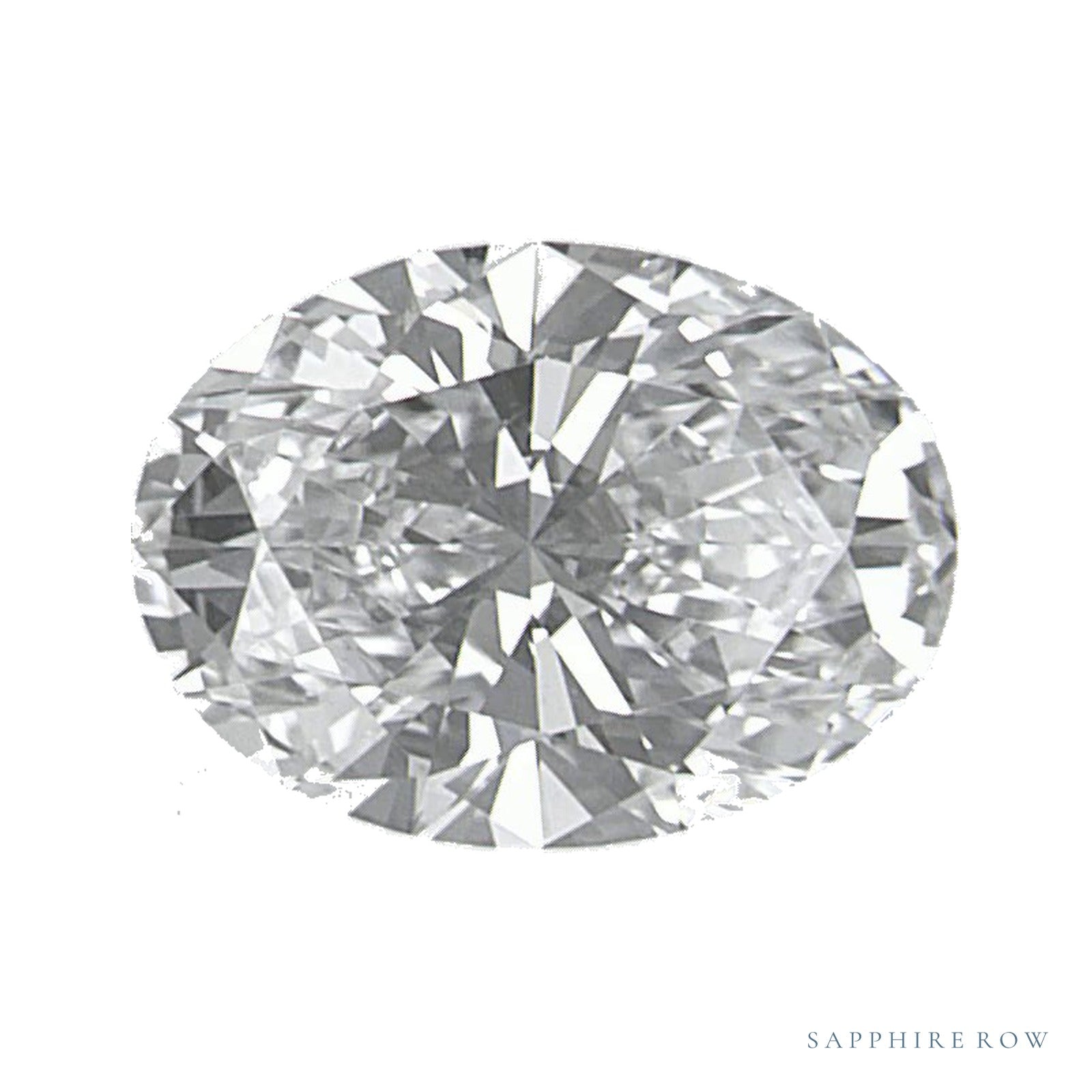 0.84 ct Oval Lab-Grown Diamond – D VS1 — Sapphire Row · cut · cut3 · cut4