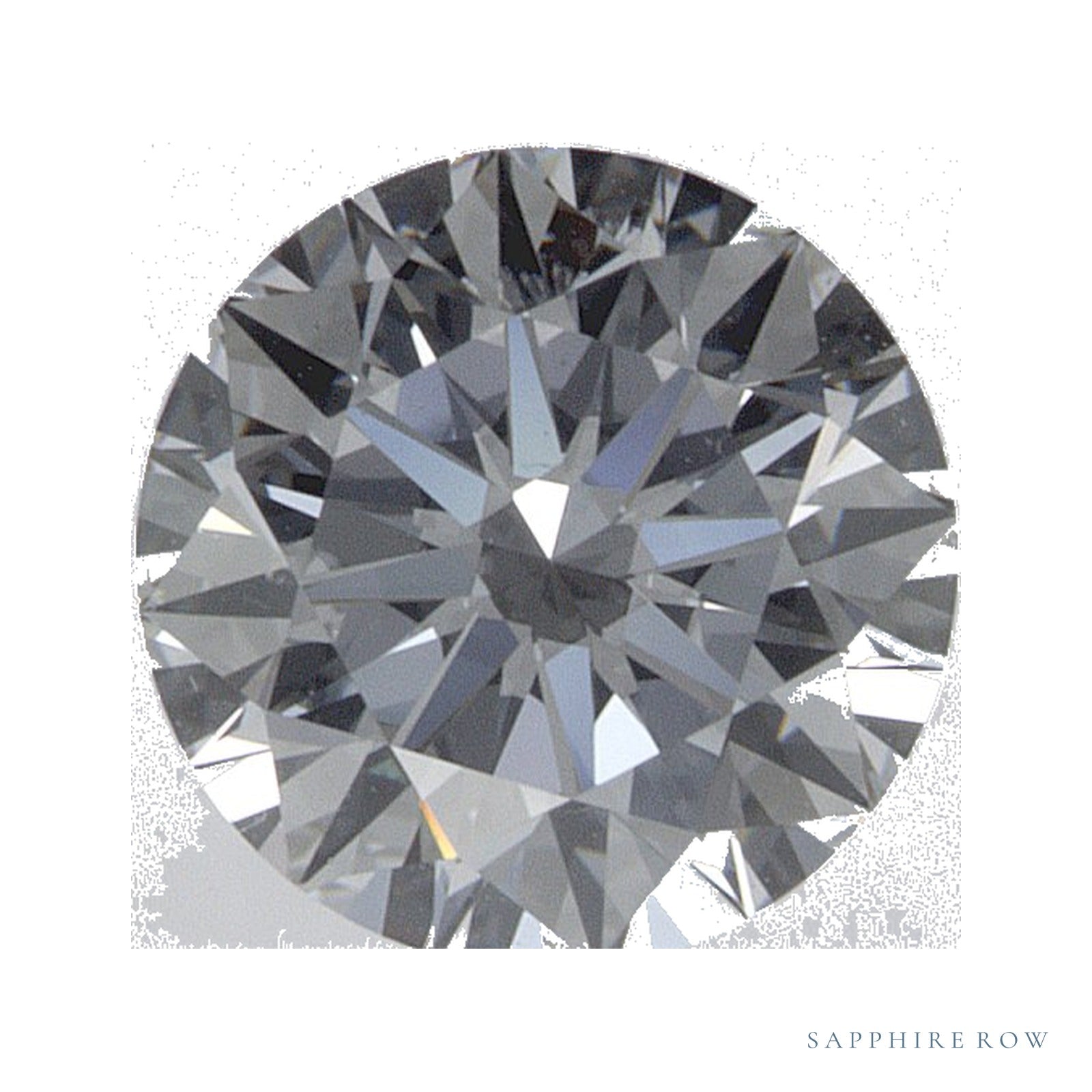 0.84 ct lab-grown diamond, round cut | Sapphire Row · cut4