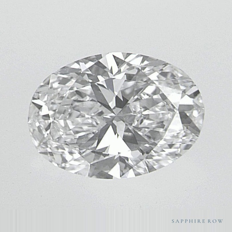 0.84 ct lab-grown diamond, oval cut | Sapphire Row · cut7