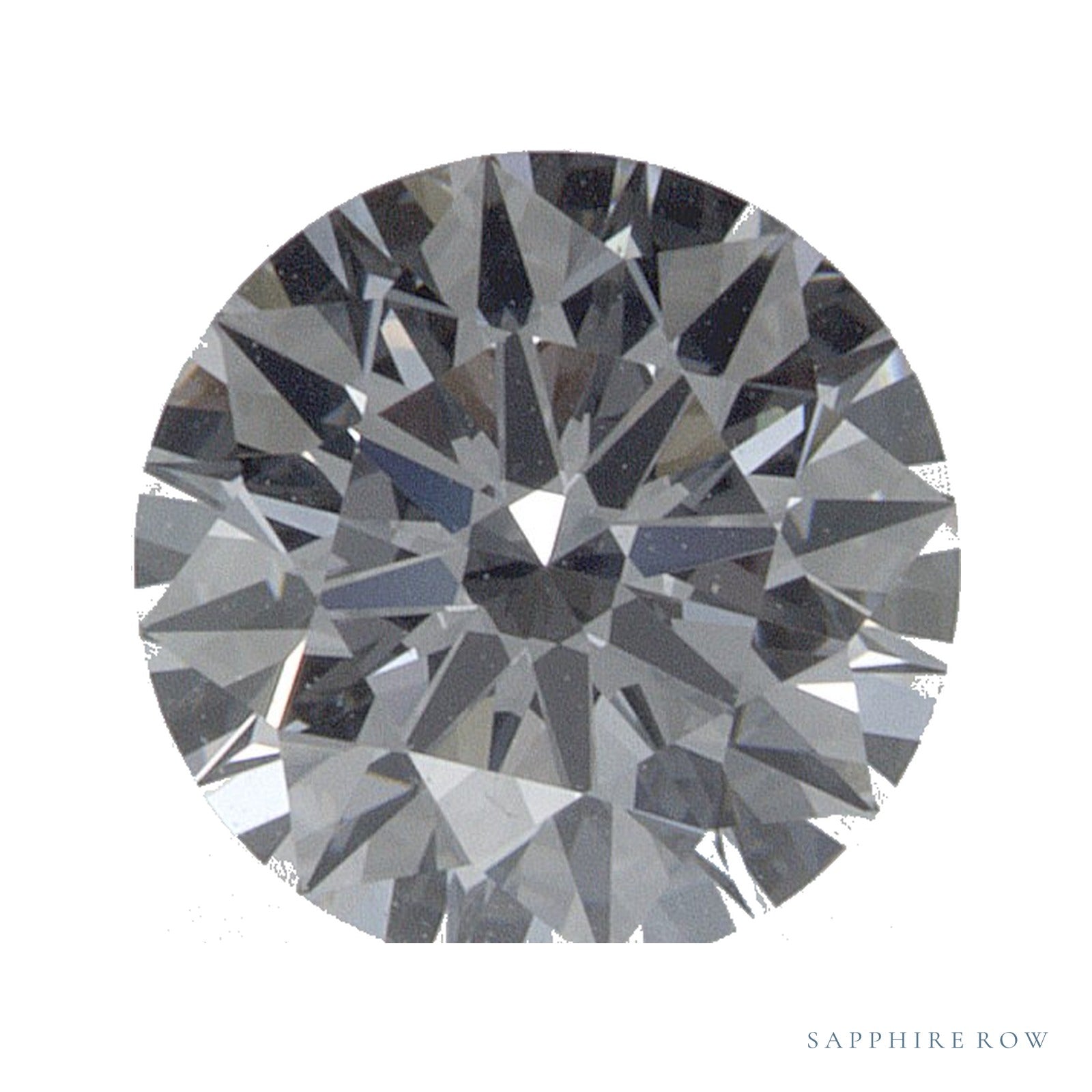 0.84 ct lab-grown diamond, round cut | Sapphire Row · cut4