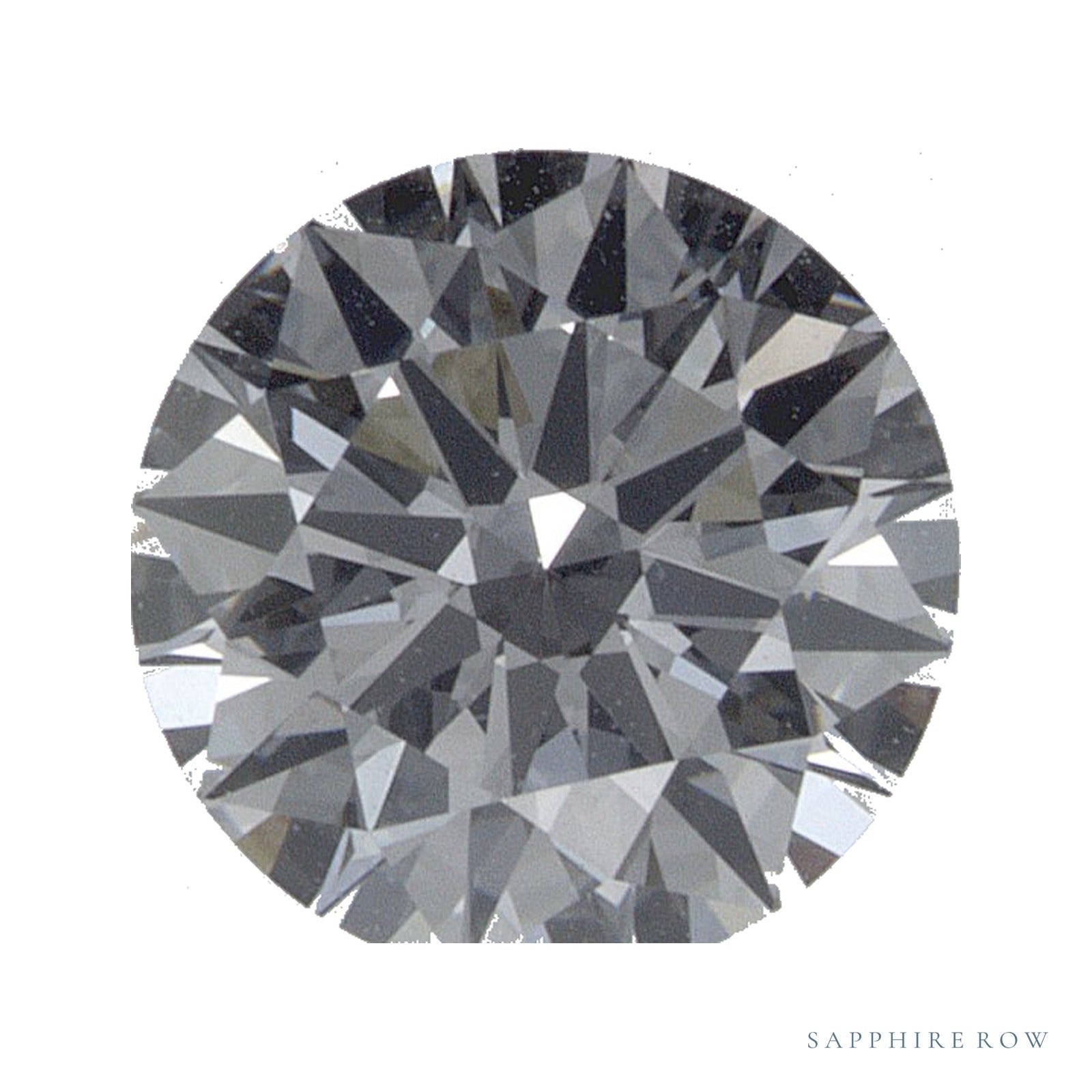 0.84 ct lab-grown diamond, round cut | Sapphire Row · cut4