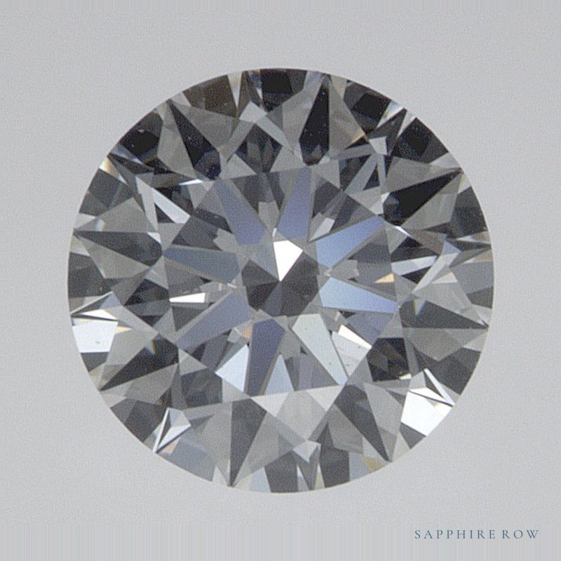 0.84 ct lab-grown diamond, round cut | Sapphire Row · cut7
