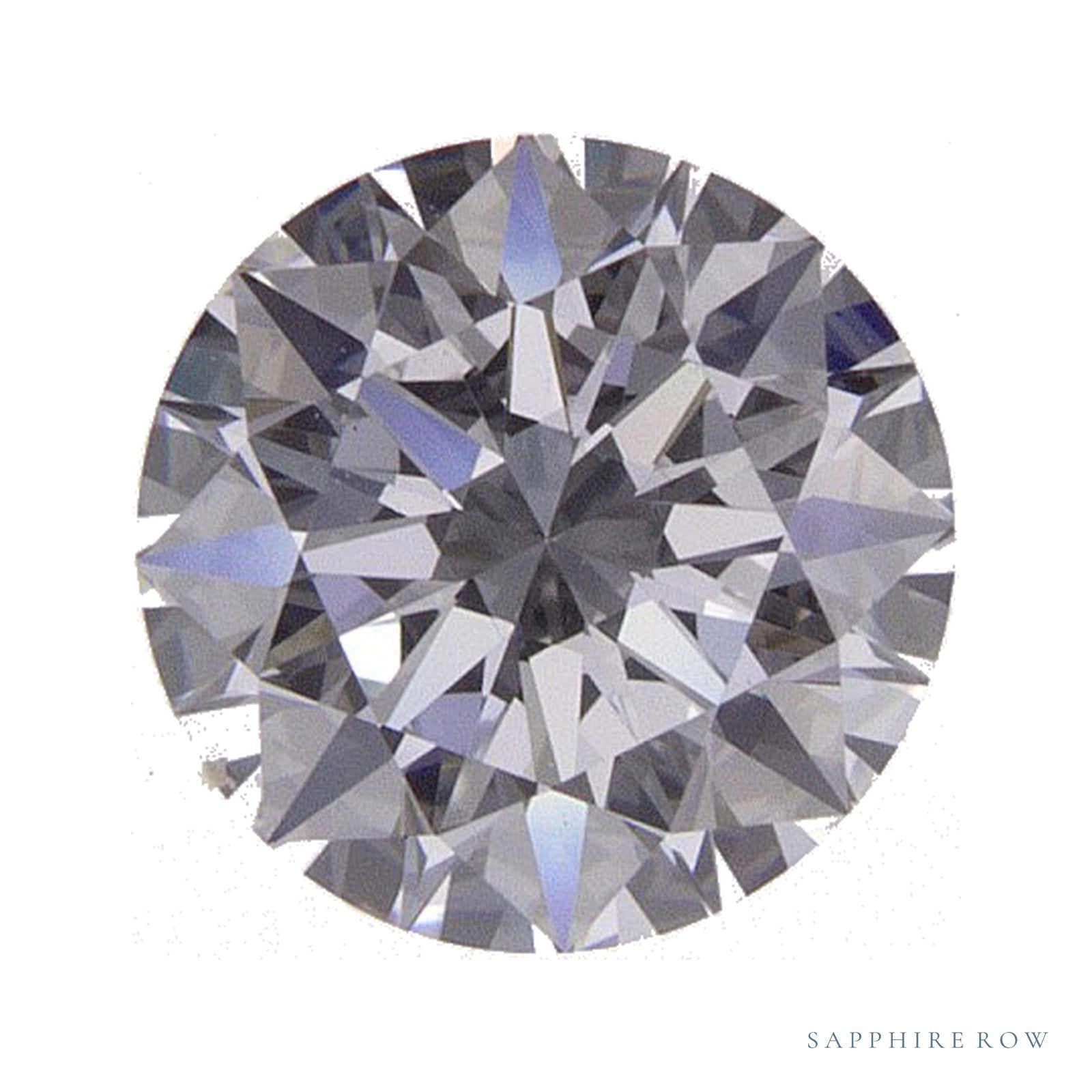 0.84 ct lab-grown diamond, round cut | Sapphire Row · cut4