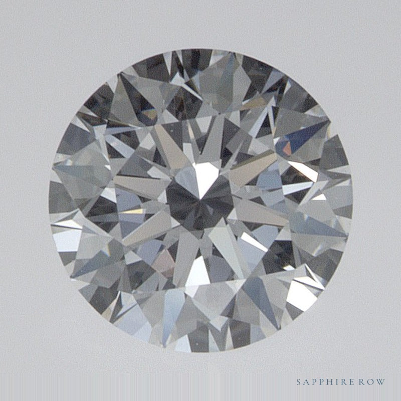 0.84 ct lab-grown diamond, round cut | Sapphire Row · cut6