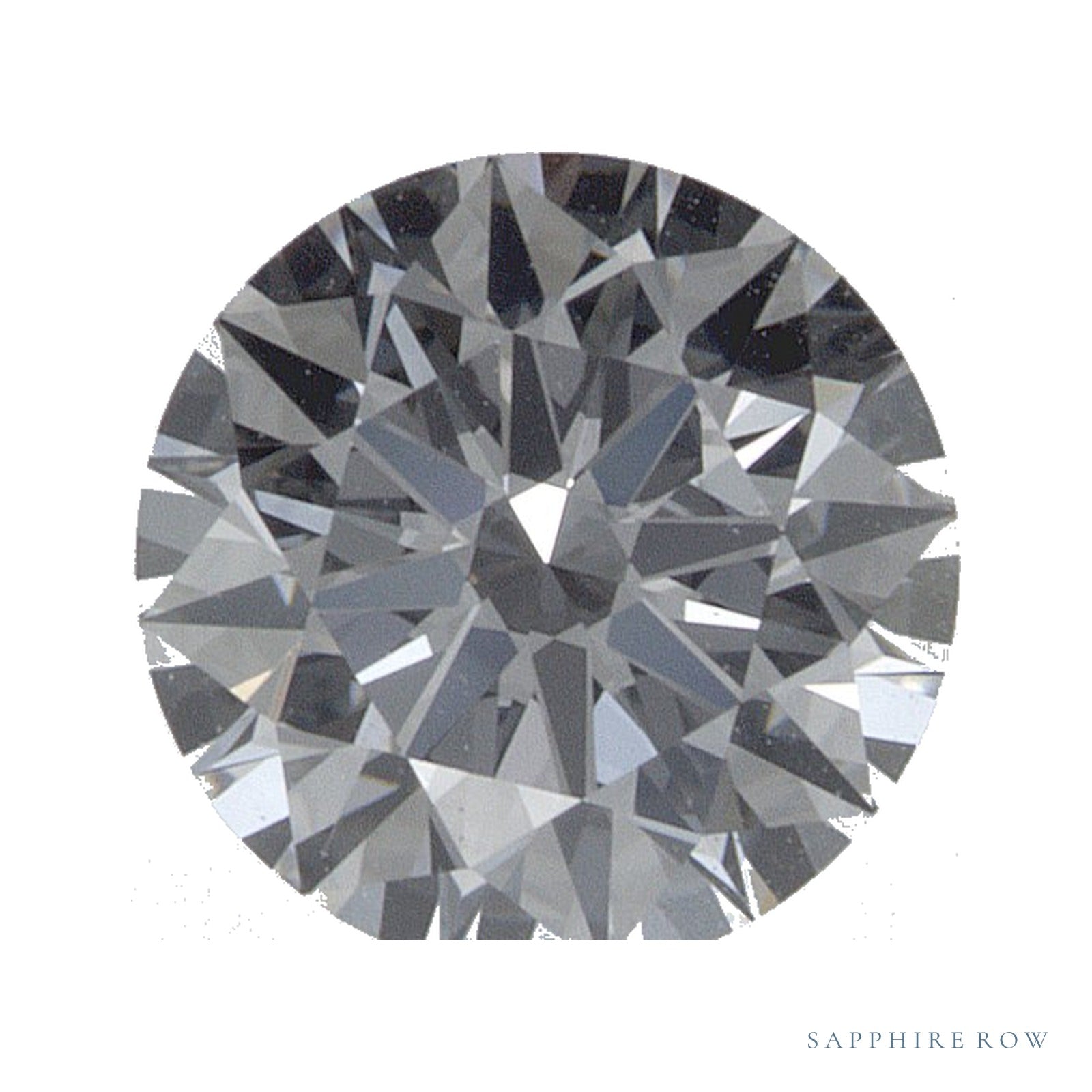 0.84 ct lab-grown diamond, round cut | Sapphire Row · cut4
