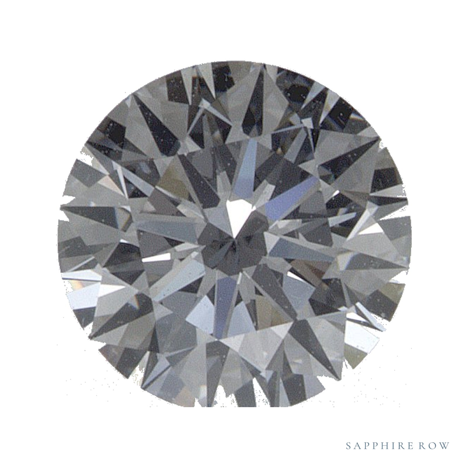 0.83 ct lab-grown diamond, round cut | Sapphire Row · cut4