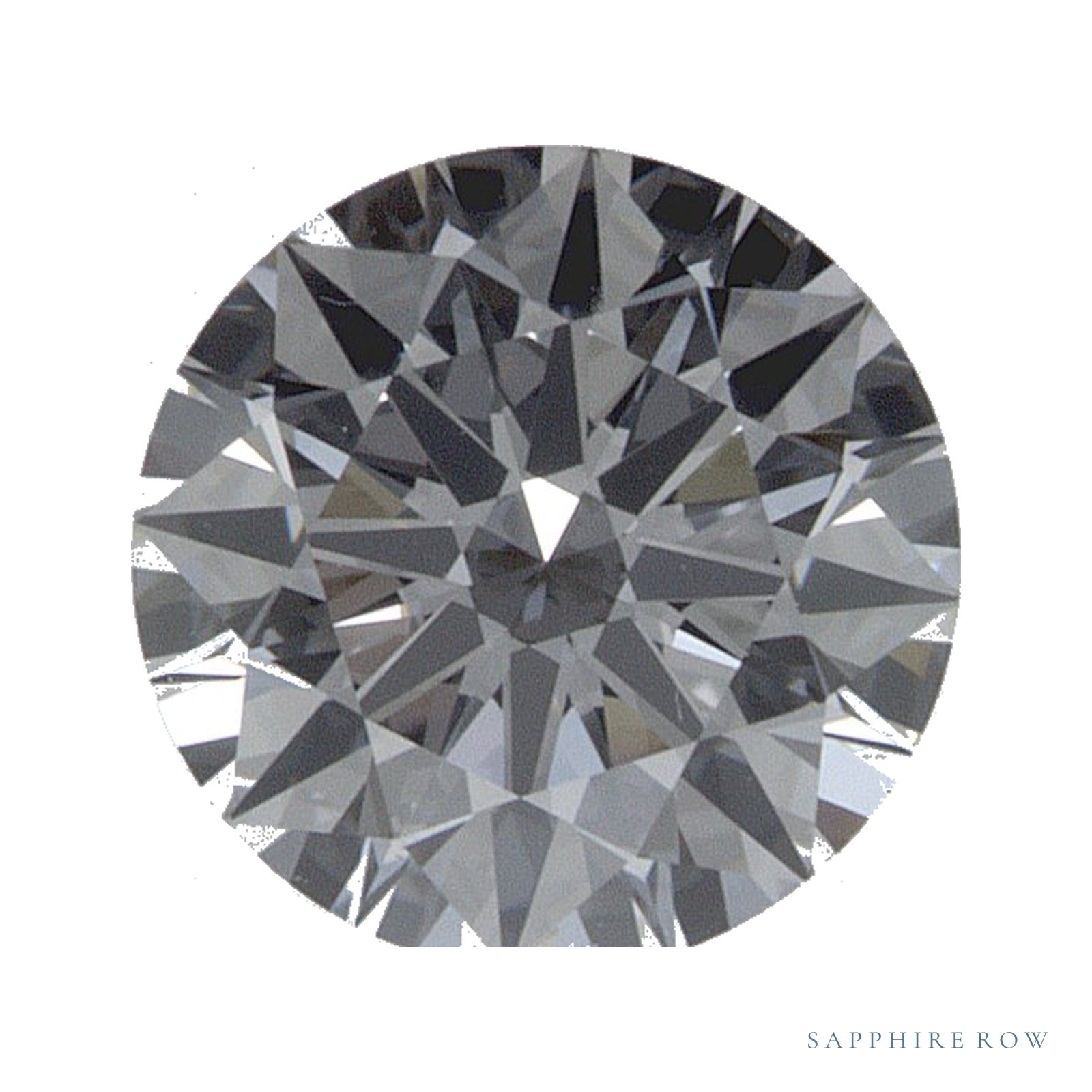 0.83 ct lab-grown diamond, round cut | Sapphire Row · cut4