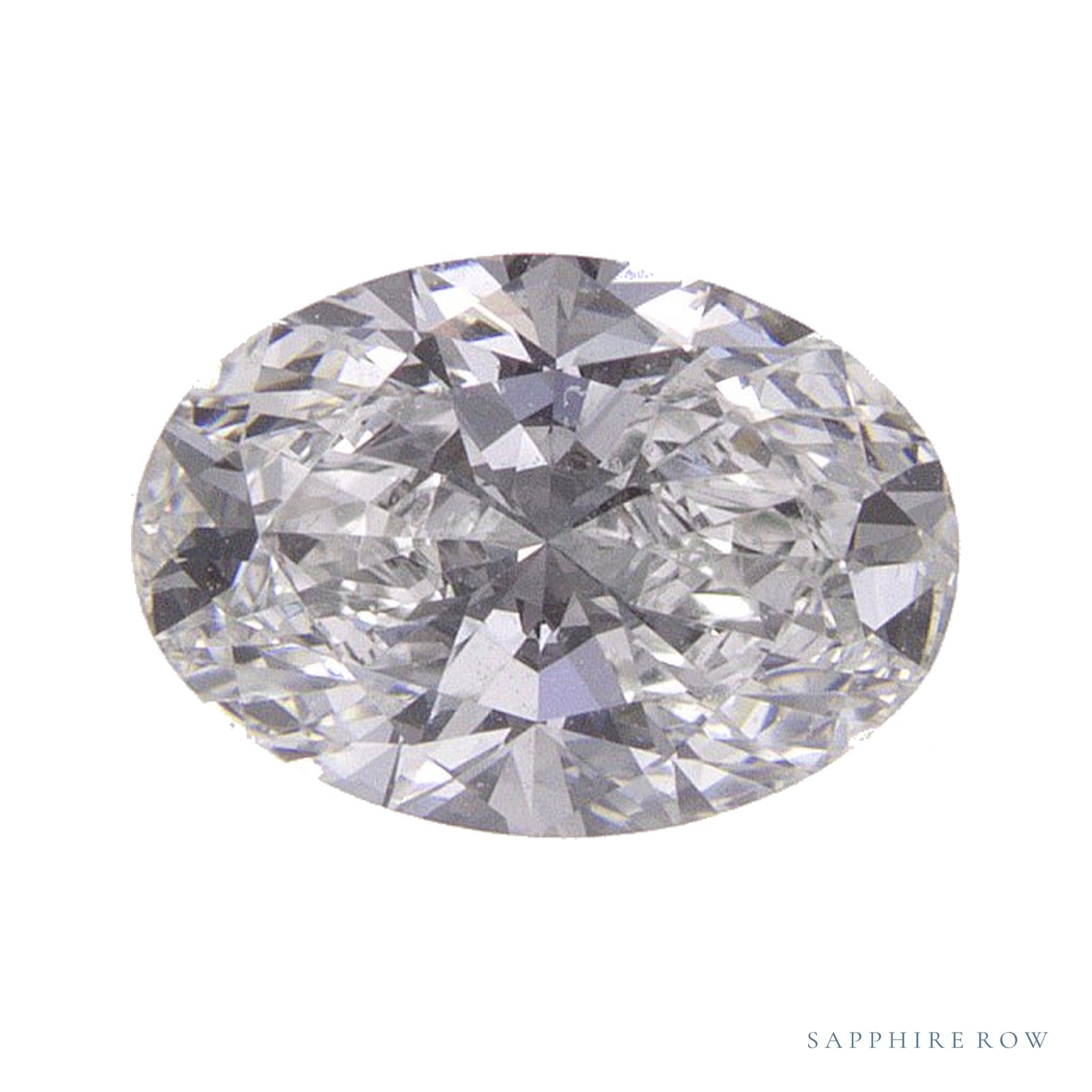 0.83 ct lab-grown diamond, oval cut | Sapphire Row · cut4