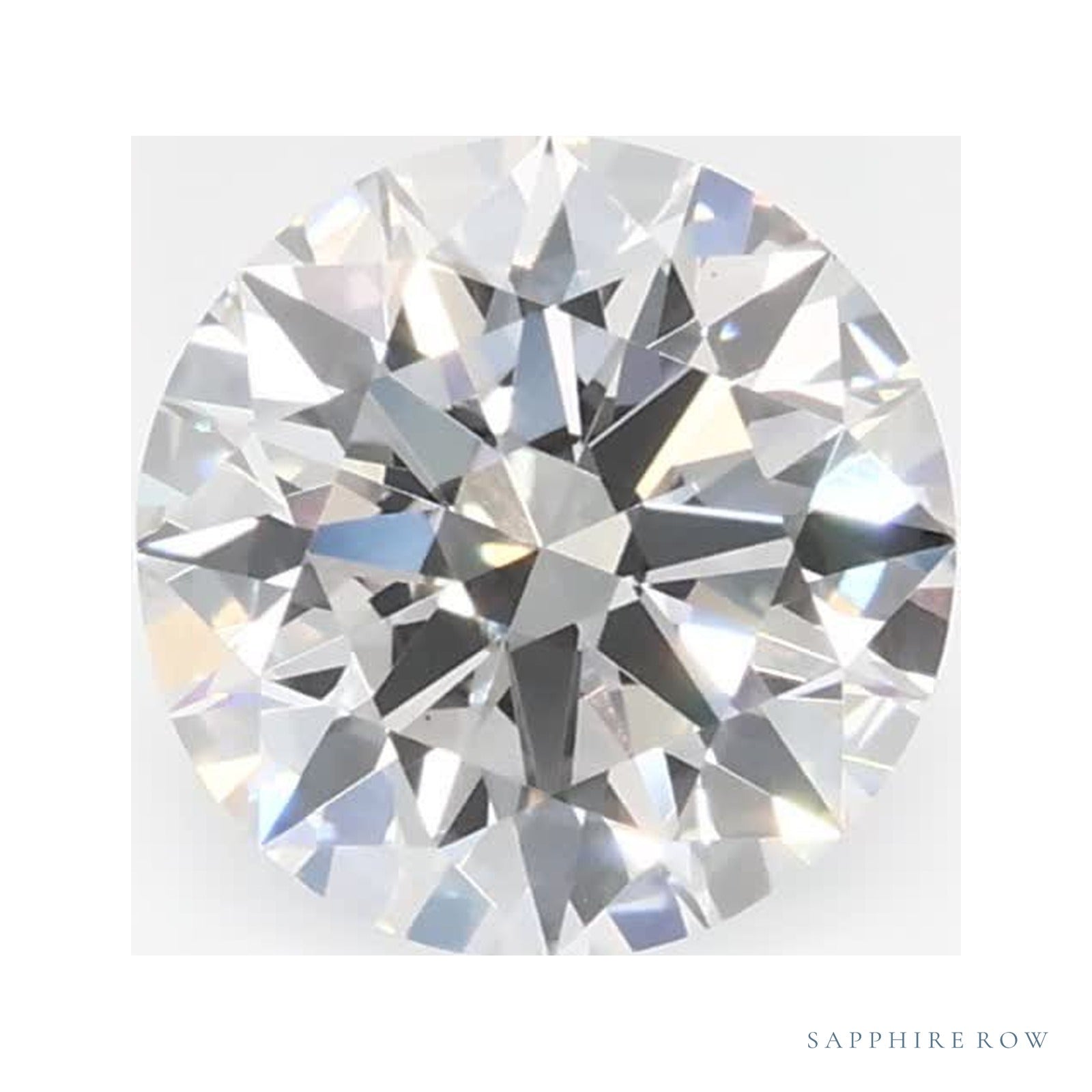 0.83 ct lab-grown diamond, round cut | Sapphire Row · cut4