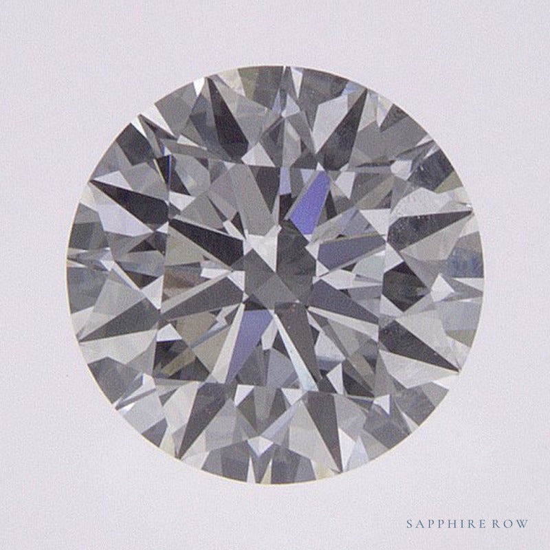 0.83 ct lab-grown diamond, round cut | Sapphire Row · cut6