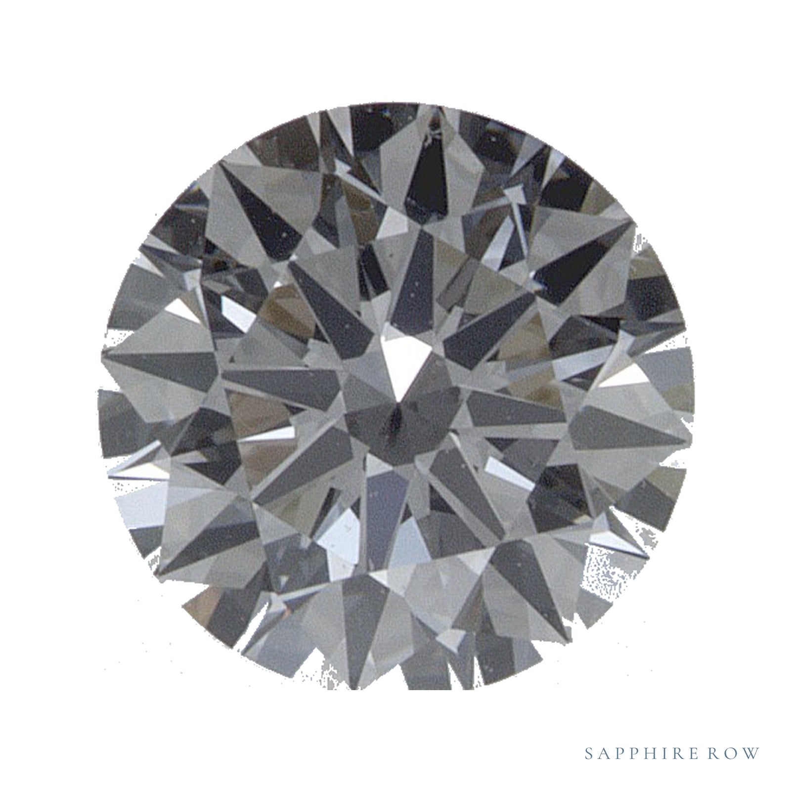 0.83 ct lab-grown diamond, round cut | Sapphire Row · cut4
