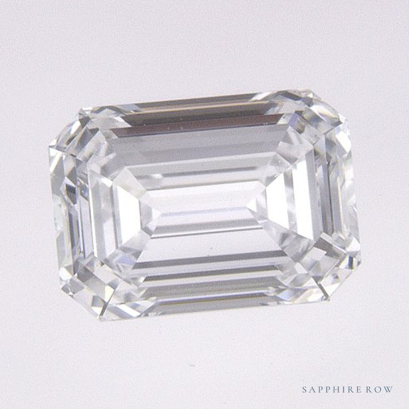 0.83 ct lab-grown diamond, emerald cut | Sapphire Row · cut6
