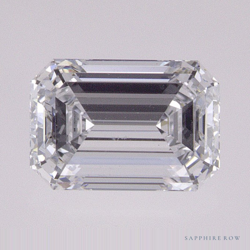 0.83 ct lab-grown diamond, emerald cut | Sapphire Row · cut6