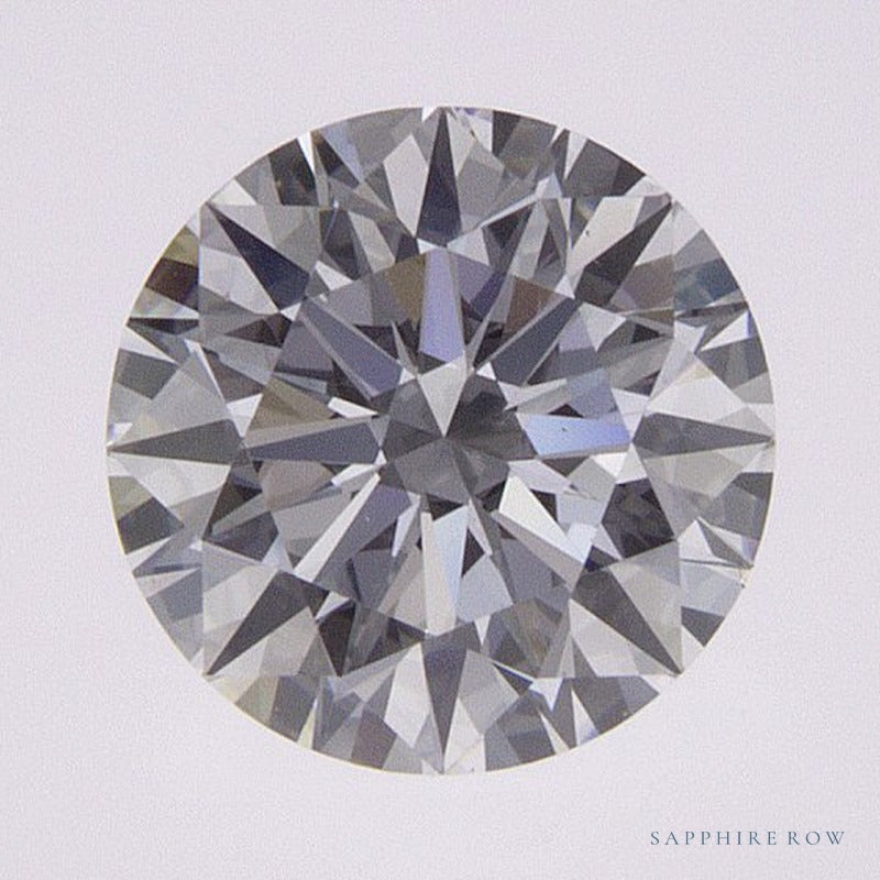 0.83 ct lab-grown diamond, round cut | Sapphire Row · cut6