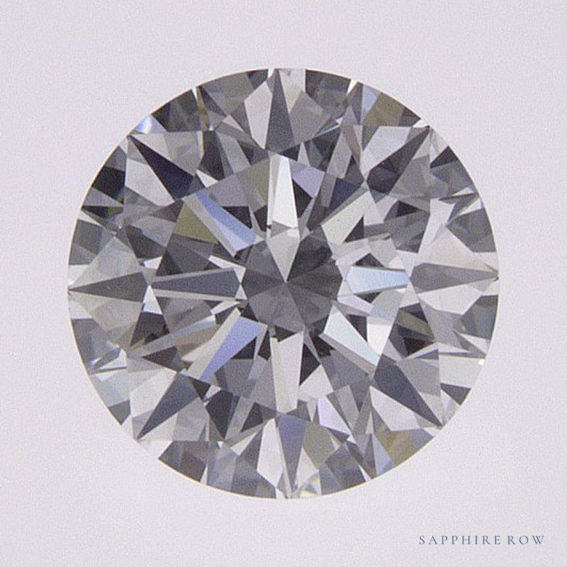 0.83 ct lab-grown diamond, round cut | Sapphire Row · cut6