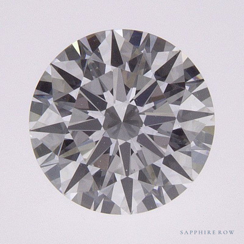 0.83 ct lab-grown diamond, round cut | Sapphire Row · cut6