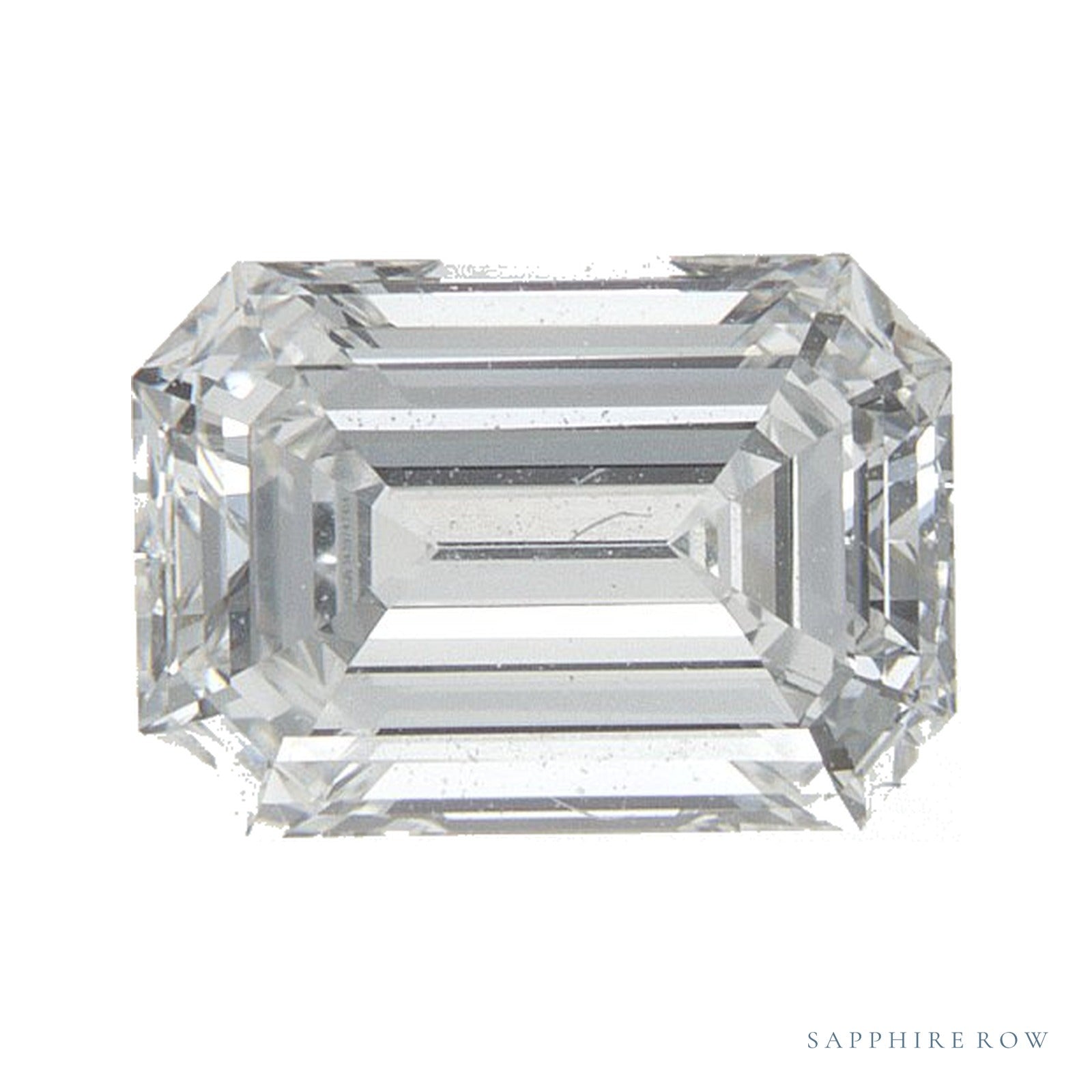 0.82 ct natural diamond, emerald cut | Sapphire Row · cut4