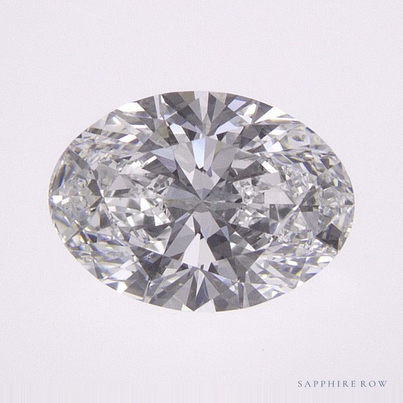 0.82 ct lab-grown diamond, oval cut | Sapphire Row · cut6