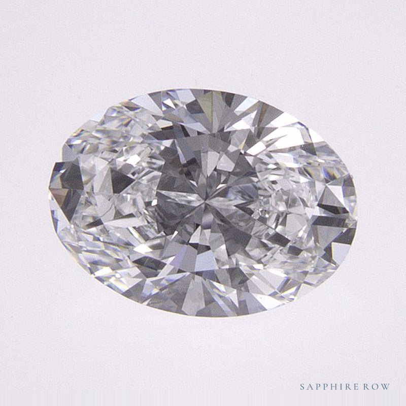 0.82 ct lab-grown diamond, oval cut | Sapphire Row · cut6