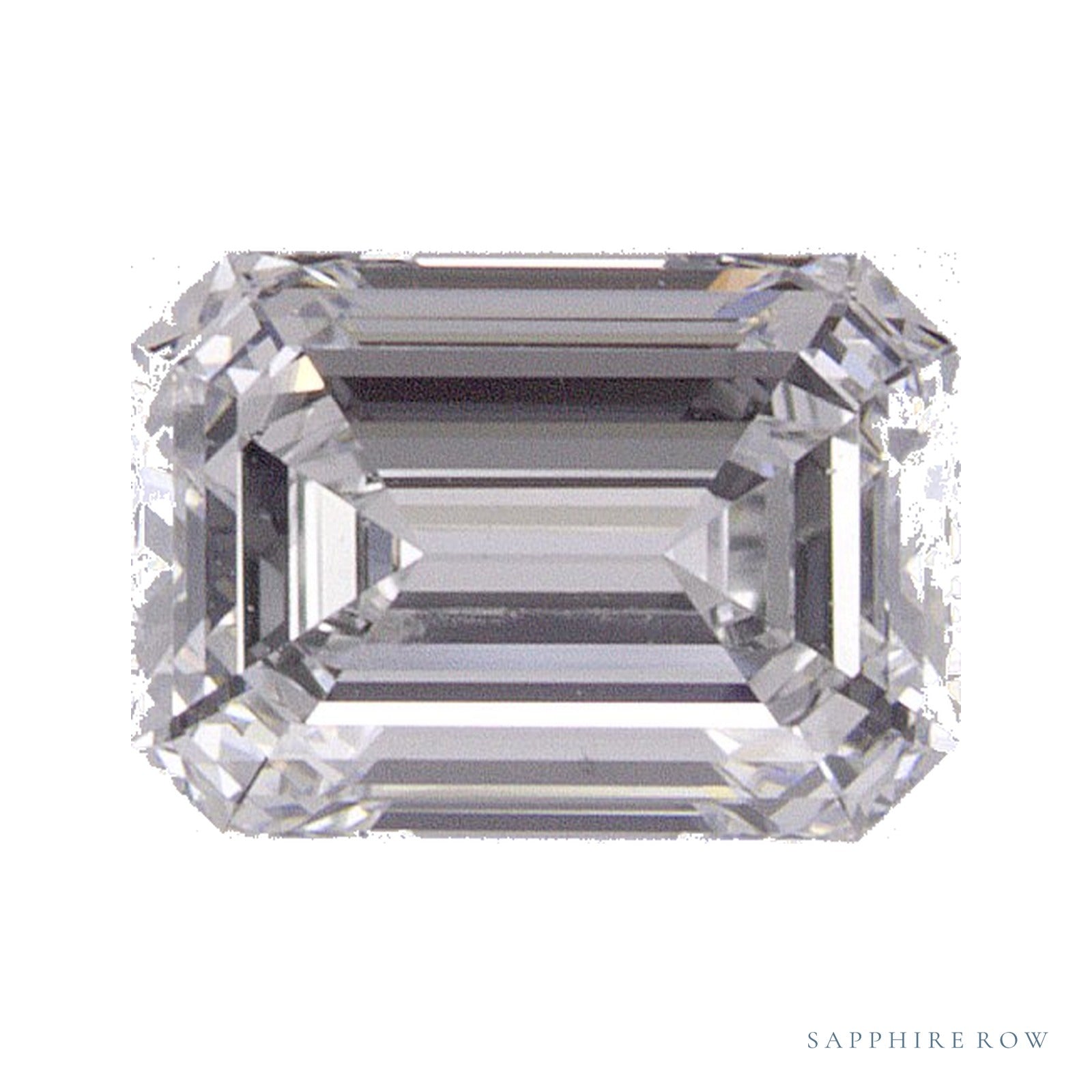 0.82 ct lab-grown diamond, emerald cut | Sapphire Row · cut4
