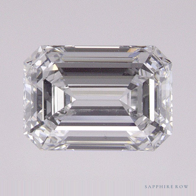 0.82 ct lab-grown diamond, emerald cut | Sapphire Row · cut6
