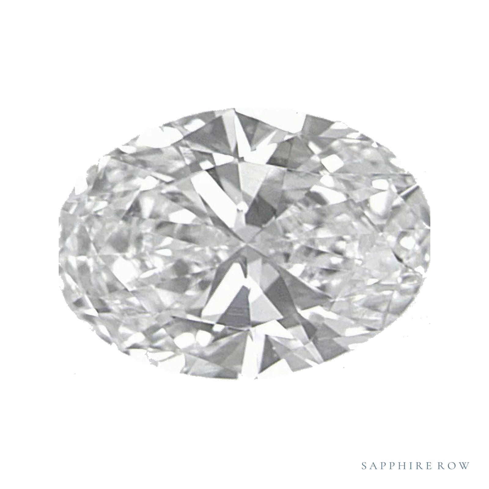 0.81 ct natural diamond, oval cut | Sapphire Row · cut4