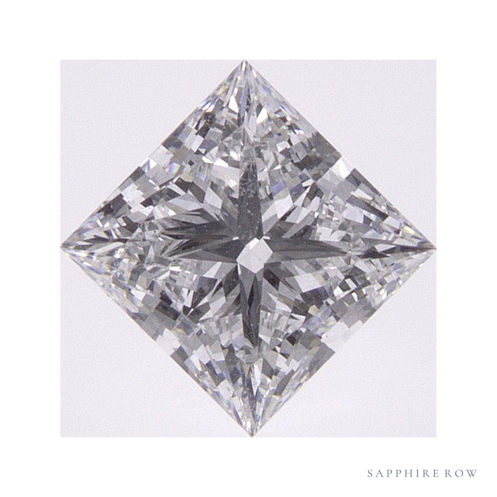 0.81 ct Square Lab-Grown Diamond – D VVS2 — Sapphire Row · cut · cut3 · cut4