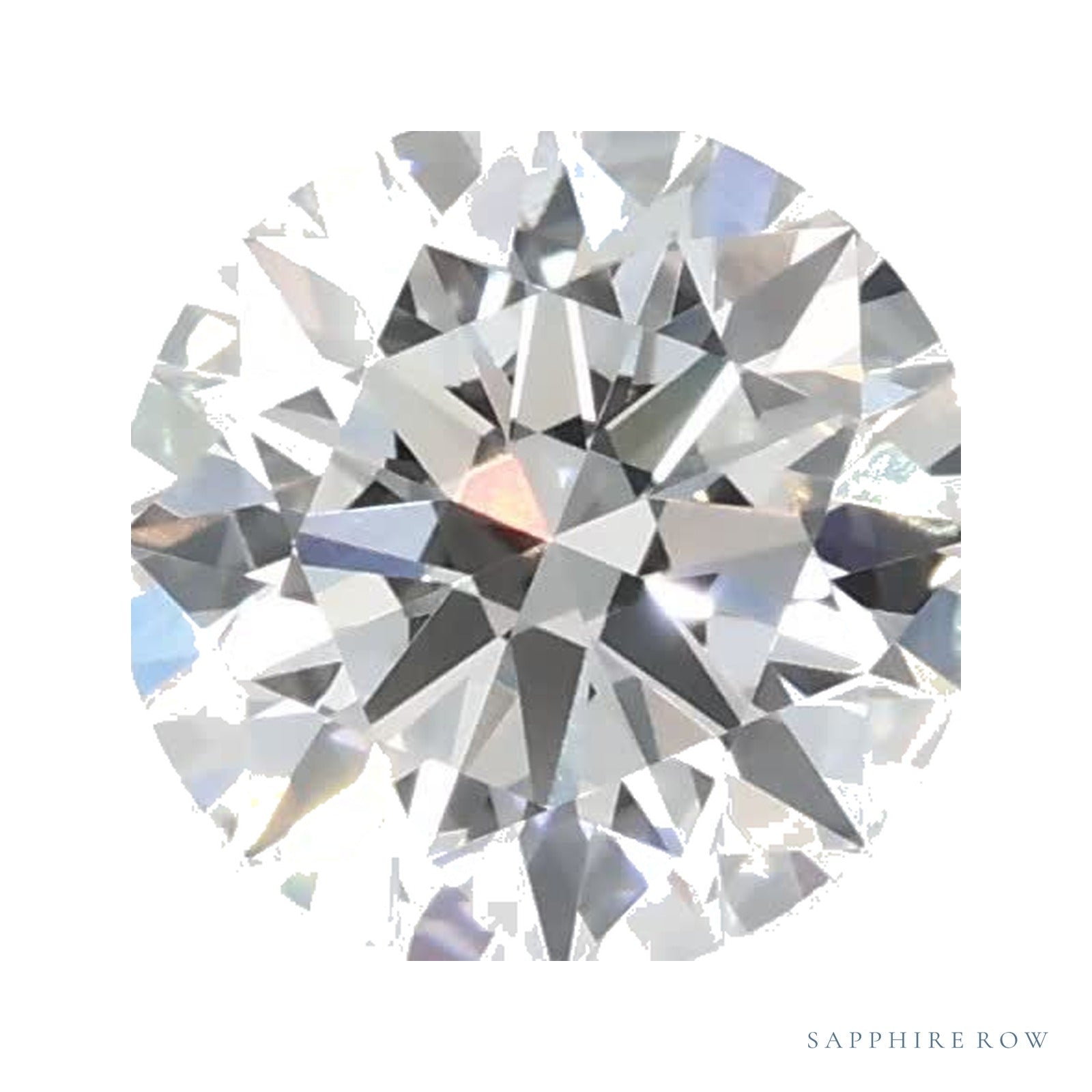 0.81 ct Round Lab-Grown Diamond – E VVS2 — Sapphire Row · cut3 · cut4