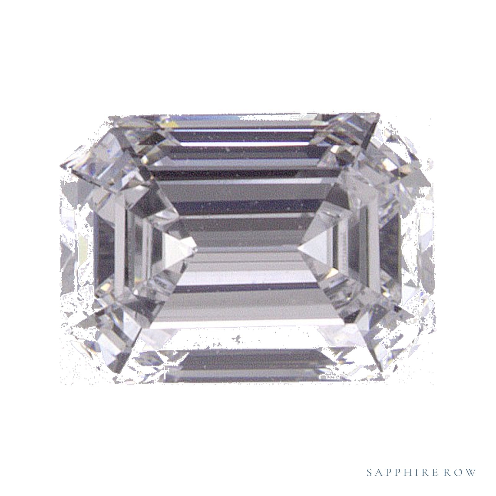 0.81 ct lab-grown diamond, emerald cut | Sapphire Row · cut4