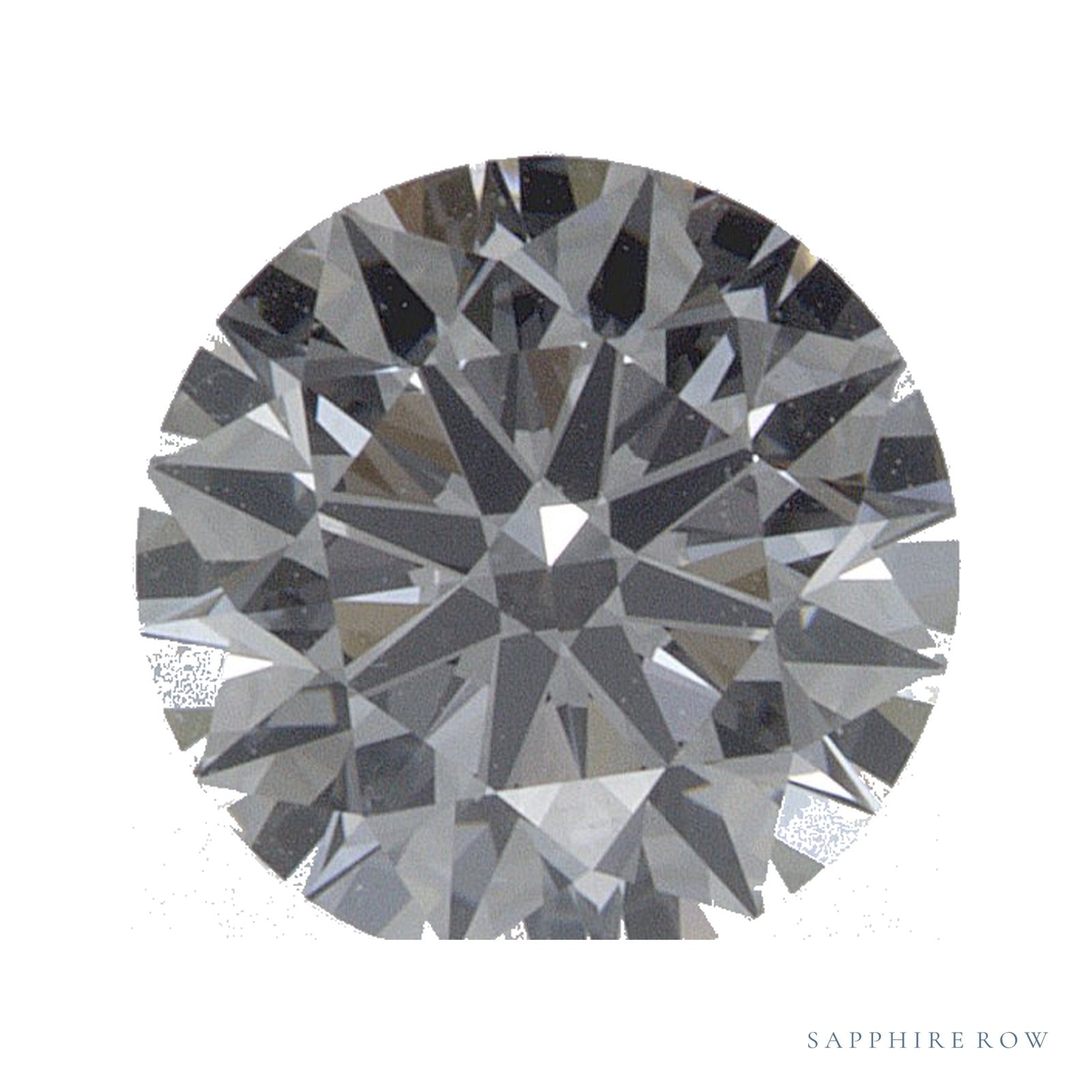 0.81 ct lab-grown diamond, round cut | Sapphire Row · cut4