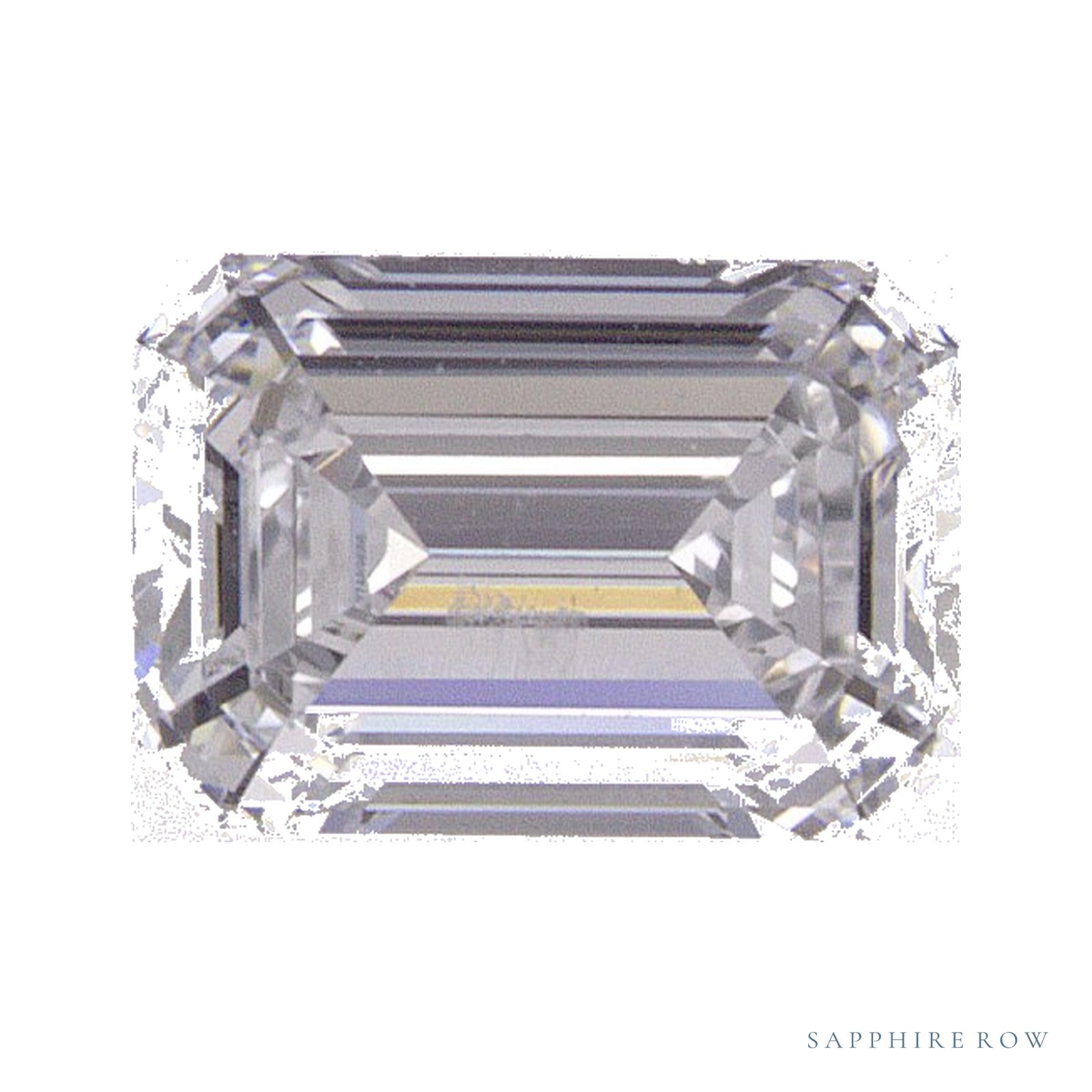 0.81 ct lab-grown diamond, emerald cut | Sapphire Row · cut4