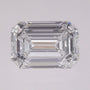 0.81 ct lab-grown diamond, emerald cut | Sapphire Row · cut7
