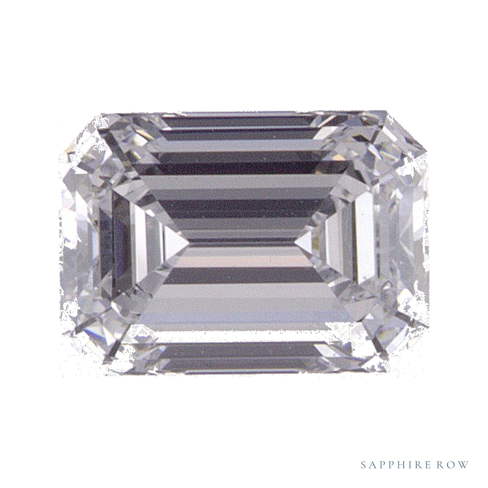 0.81 ct lab-grown diamond, emerald cut | Sapphire Row · cut4