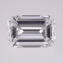 0.81 ct lab-grown diamond, emerald cut | Sapphire Row · cut7