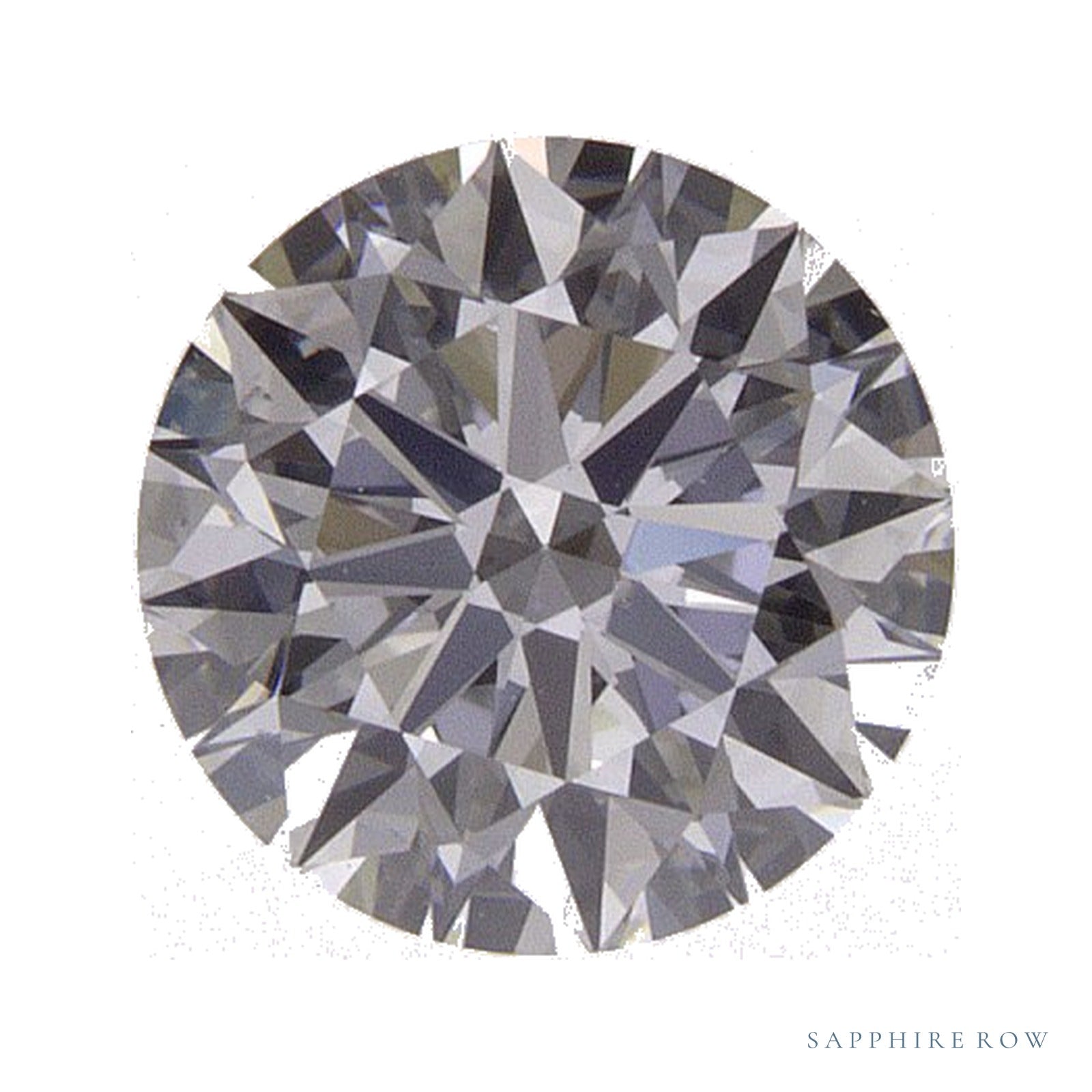 0.80 ct natural diamond, round cut | Sapphire Row · cut4