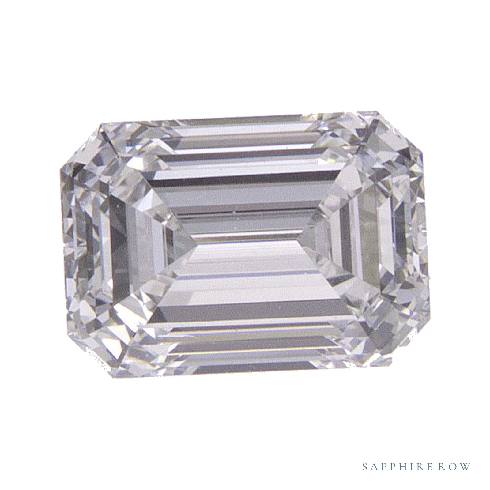 0.80 ct natural diamond, emerald cut | Sapphire Row · cut4