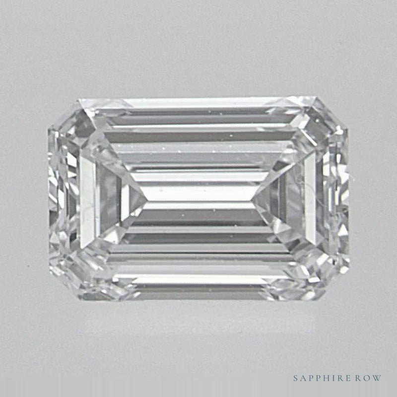 0.80 ct natural diamond, emerald cut | Sapphire Row · cut7