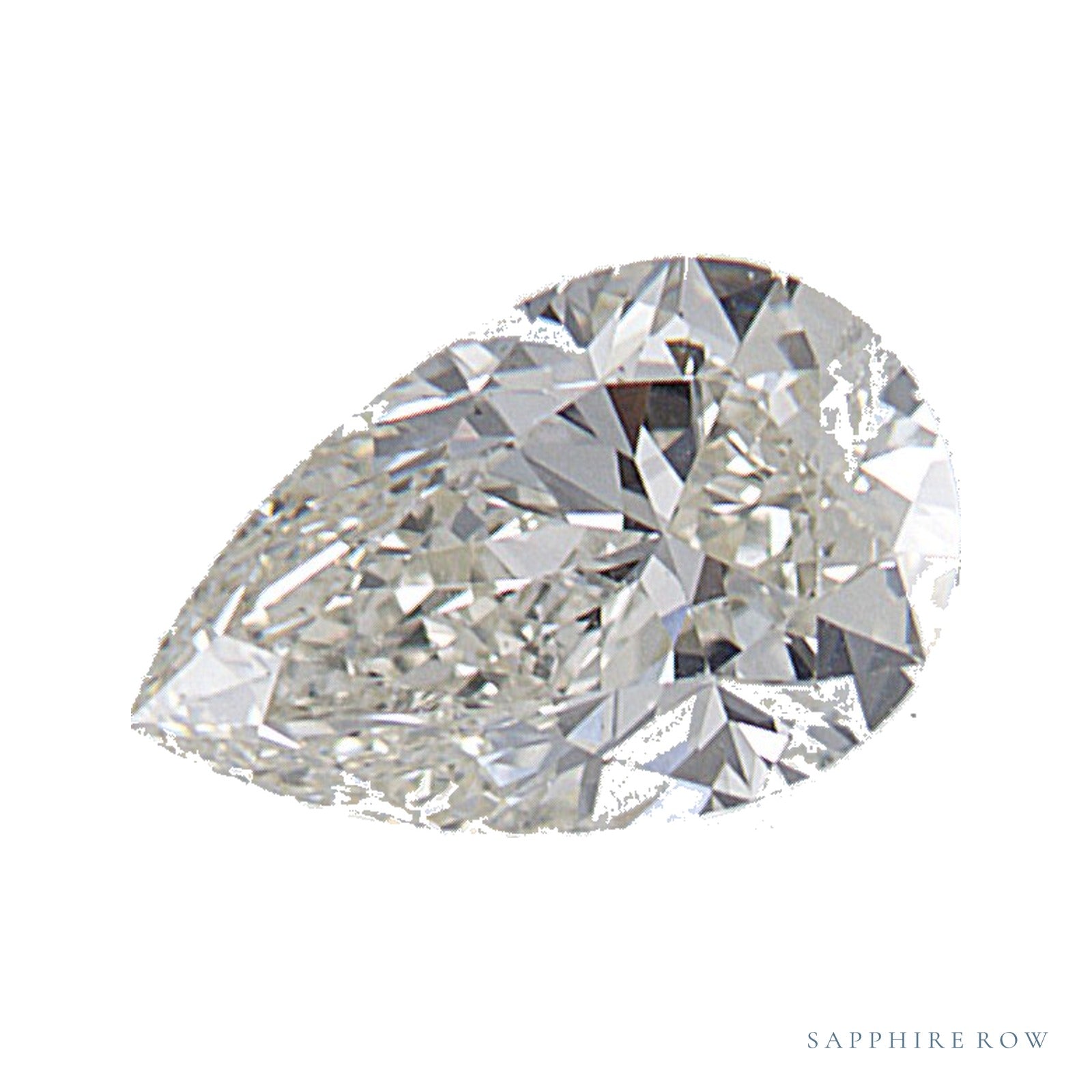 0.80 ct natural diamond, pear cut | Sapphire Row · cut4