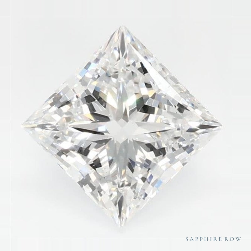 0.80 ct lab-grown diamond, square cut | Sapphire Row · cut7