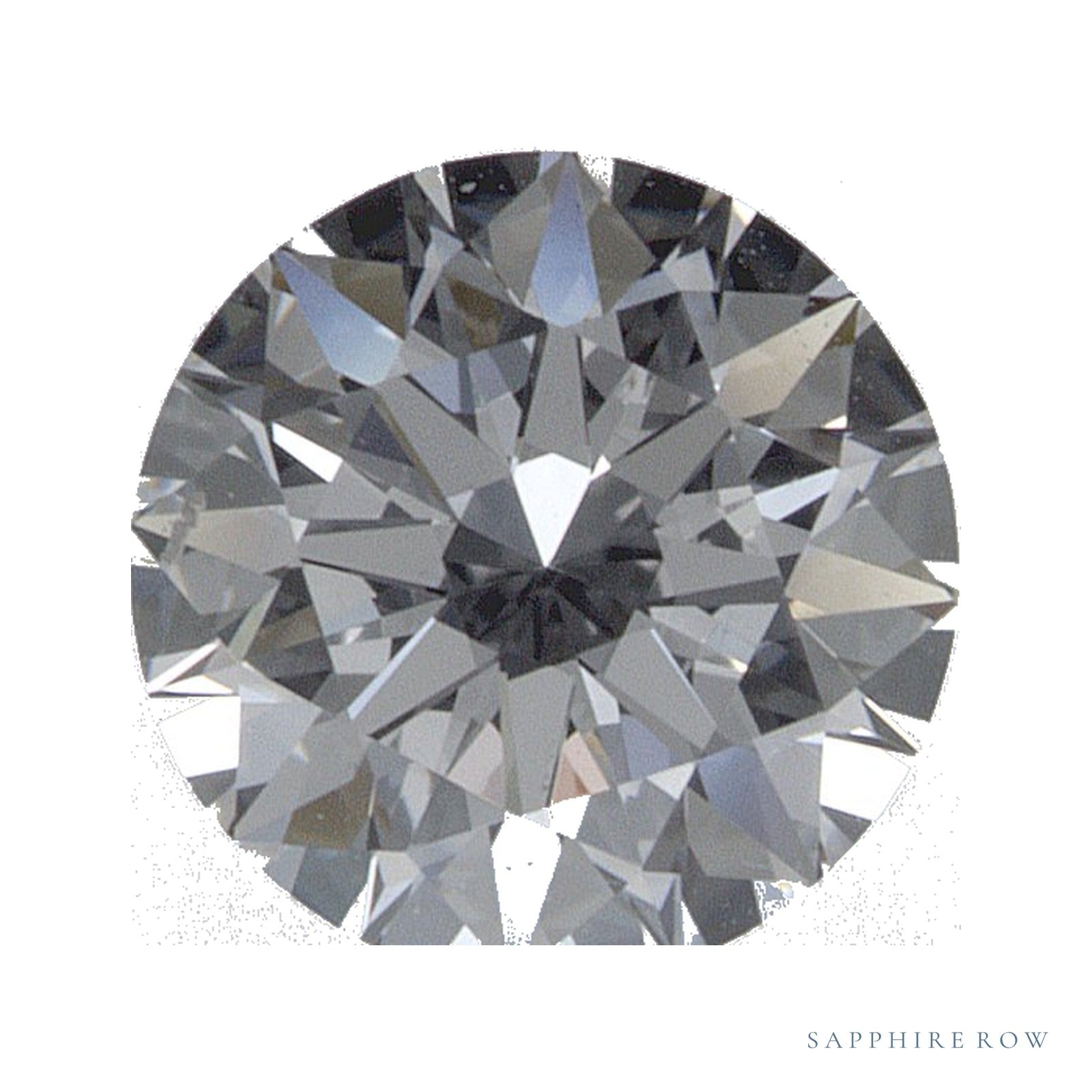 0.80 ct lab-grown diamond, round cut | Sapphire Row · cut4