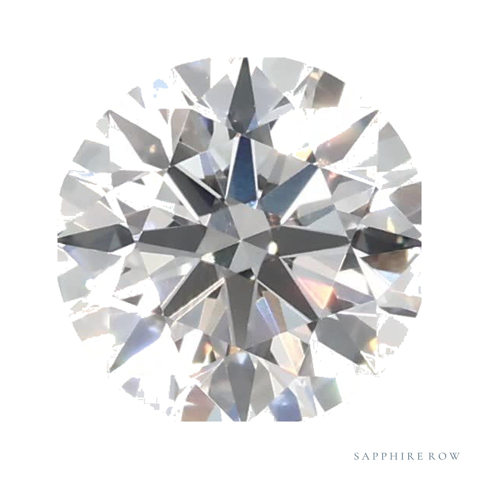 0.80 ct Round Lab-Grown Diamond – E VVS2 — Sapphire Row · cut3 · cut4