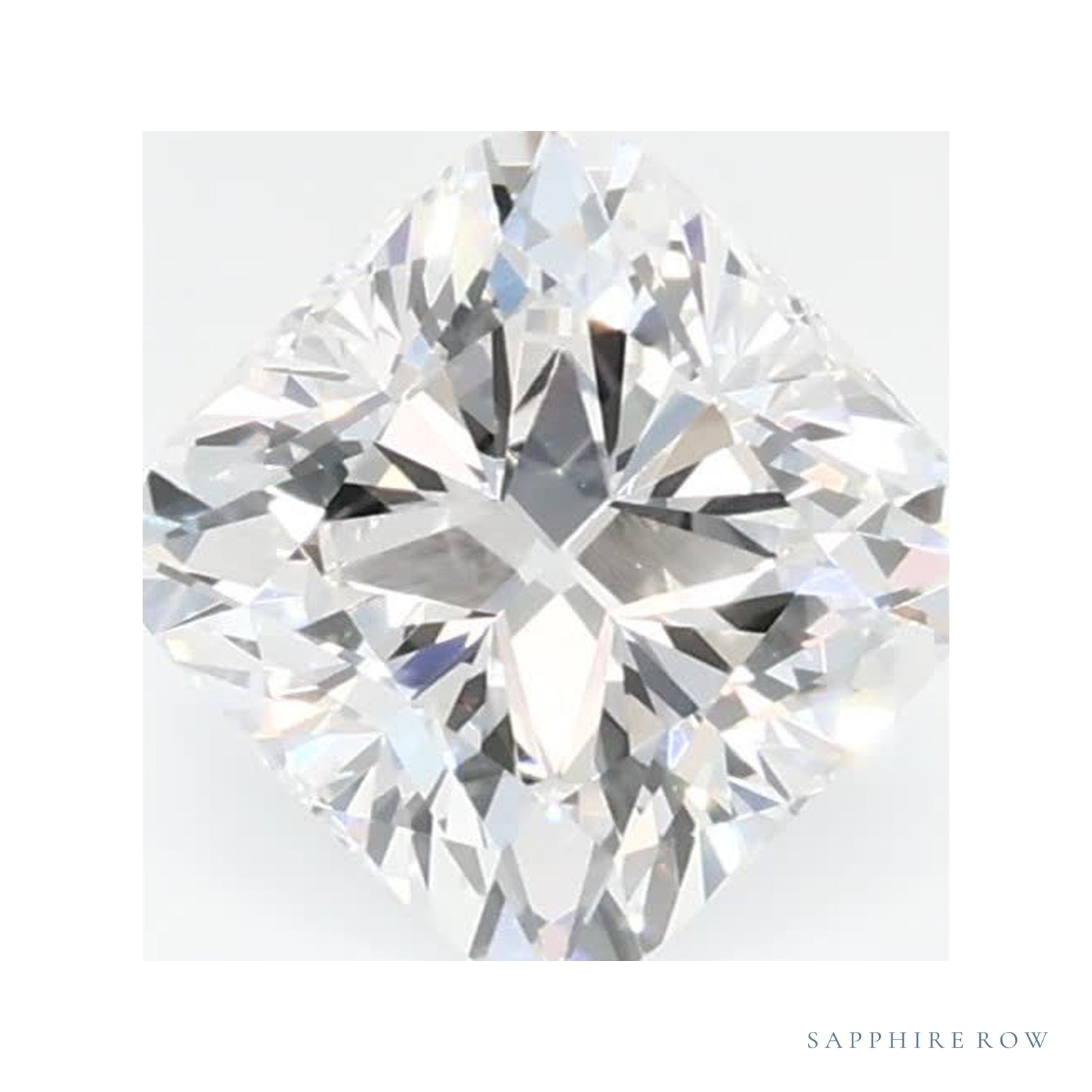 0.79 ct Cushion Lab-Grown Diamond – D VS1 — Sapphire Row · cut · cut3 · cut4