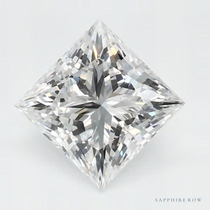 0.79 ct lab-grown diamond, square cut | Sapphire Row · cut7