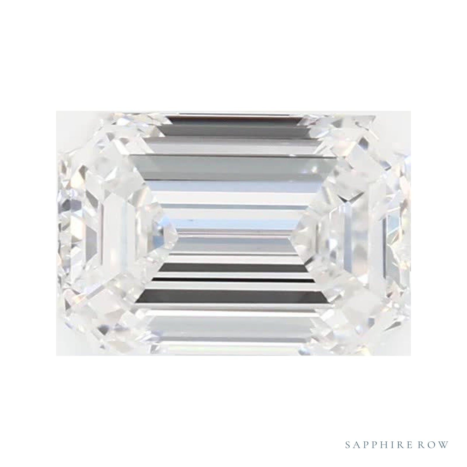 0.79 ct lab-grown diamond, emerald cut | Sapphire Row · cut4